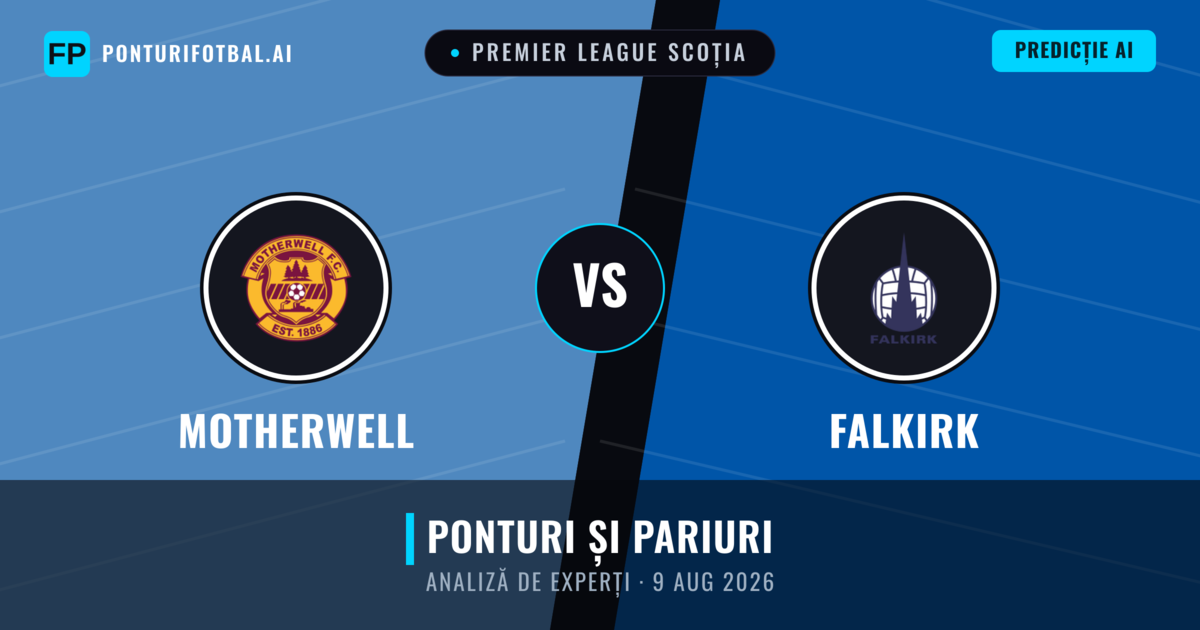 Motherwell vs Falkirk — pronostic și avancronică meci