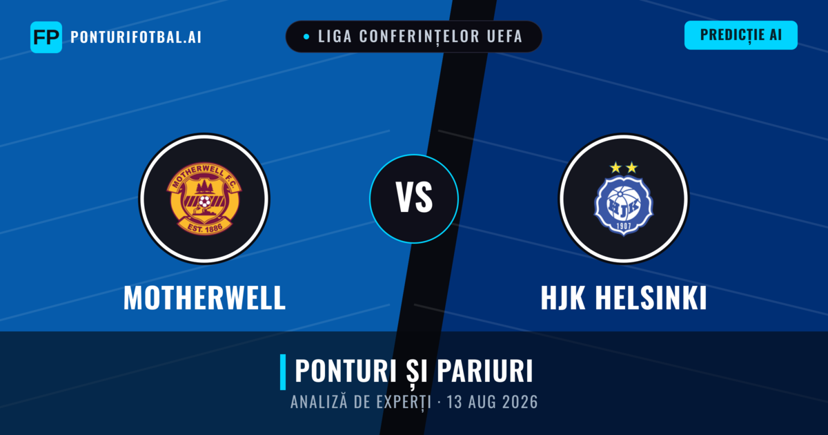 Motherwell vs HJK Helsinki — pronostic și avancronică meci