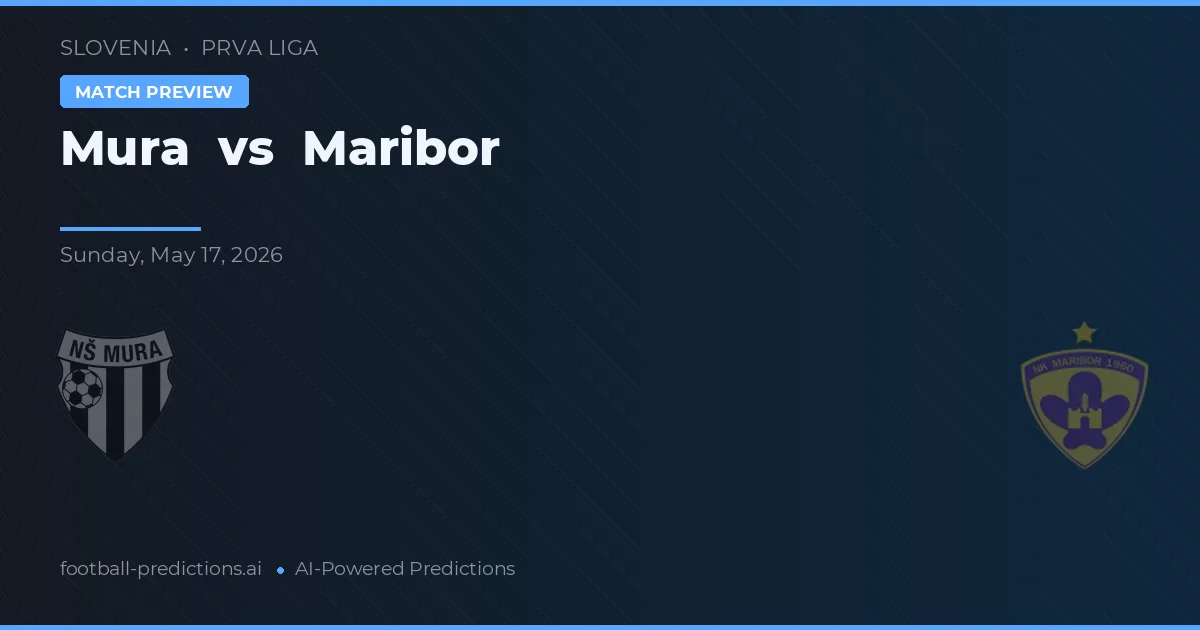 Mura vs Maribor — pronostic și avancronică meci