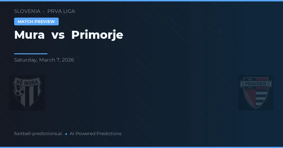 Mura vs Primorje — pronostic și avancronică meci