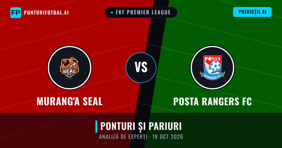 Murang'a SEAL vs Posta Rangers FC — pronostic și avancronică meci