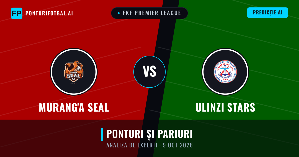 Murang'a SEAL vs Ulinzi Stars — pronostic și avancronică meci