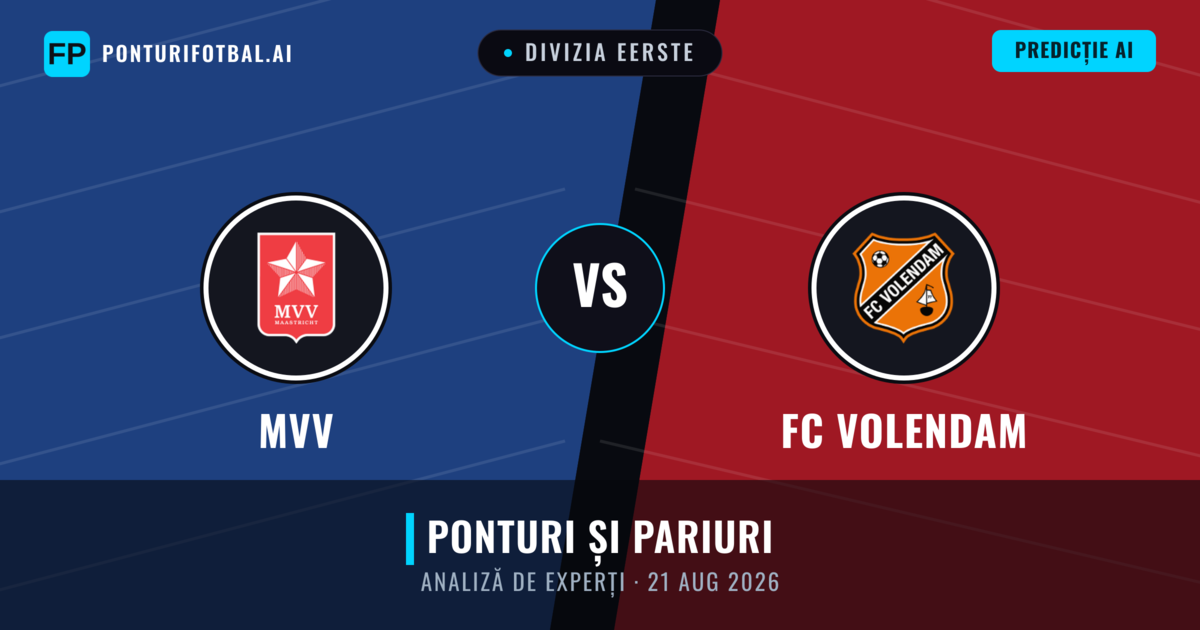 MVV vs FC Volendam — pronostic și avancronică meci