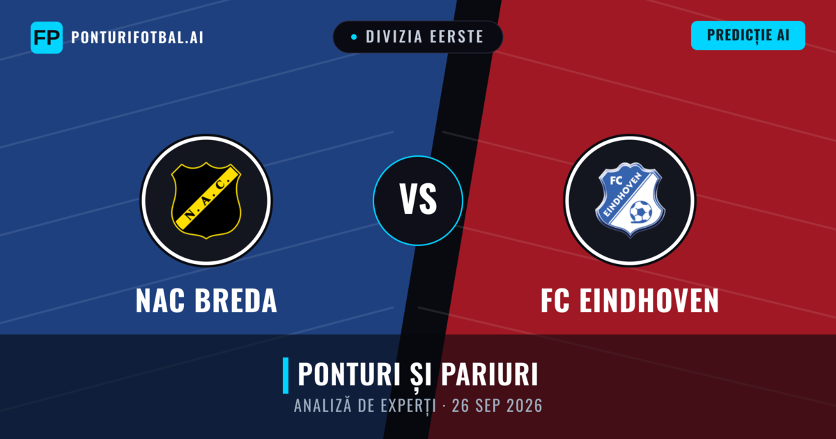 NAC Breda vs FC Eindhoven — pronostic și avancronică meci