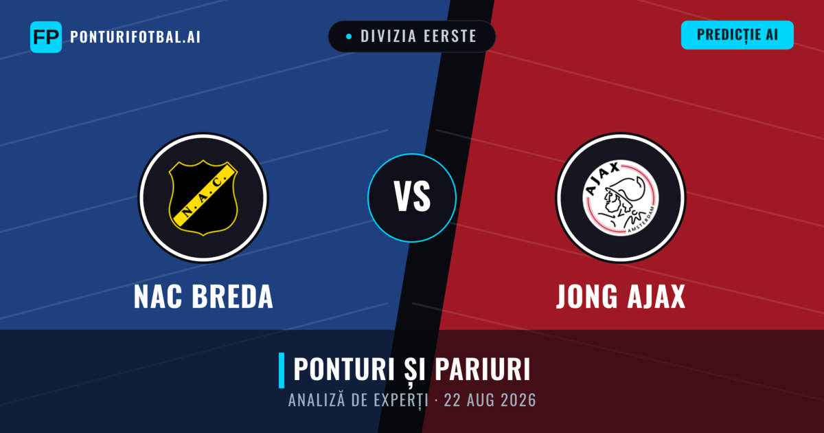 NAC Breda vs Jong Ajax — pronostic și avancronică meci