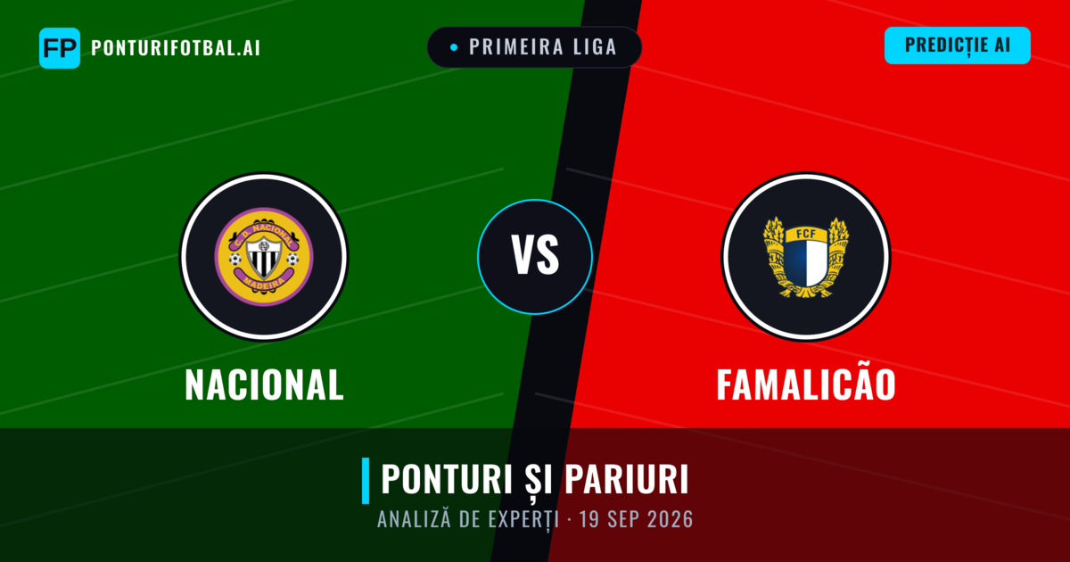 Nacional vs Famalicão — pronostic și avancronică meci