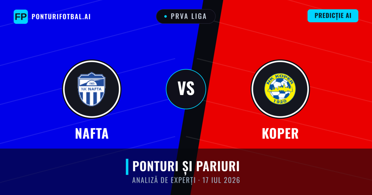 Nafta vs Koper — pronostic și avancronică meci