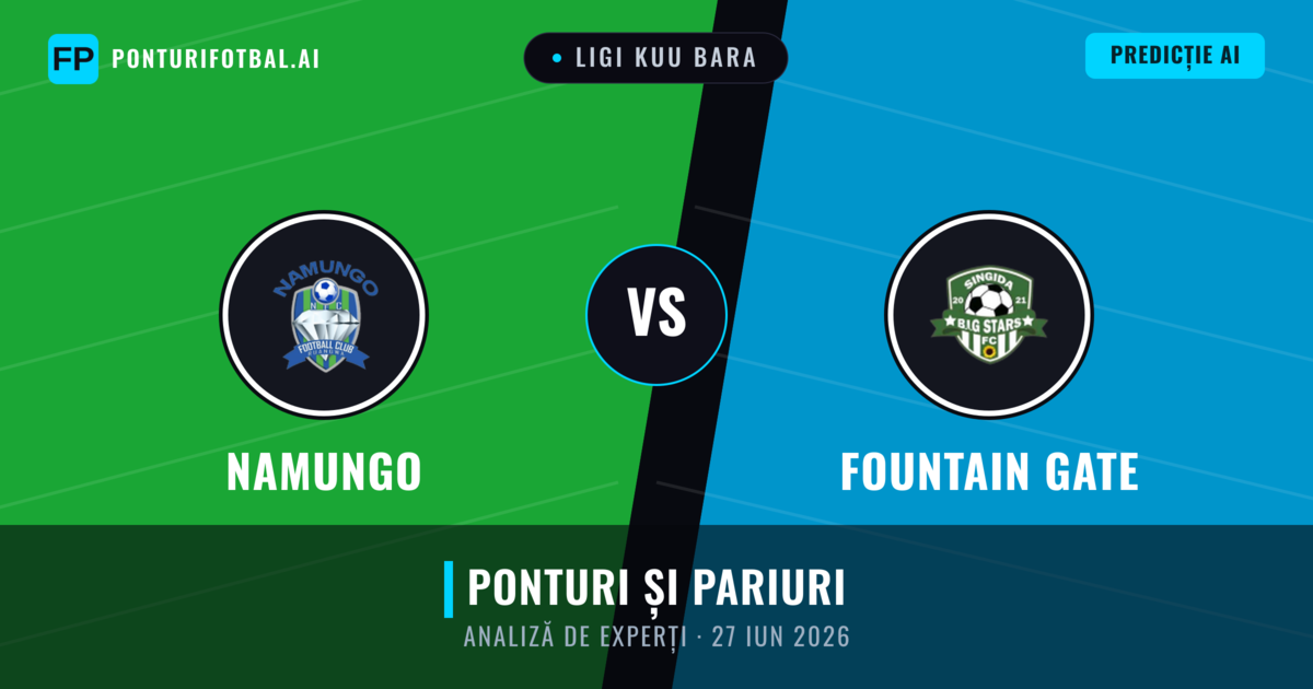 Namungo vs Fountain Gate — pronostic și avancronică meci