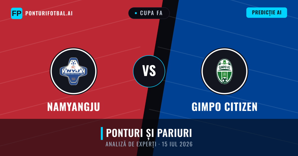 Namyangju vs Gimpo Citizen — pronostic și avancronică meci