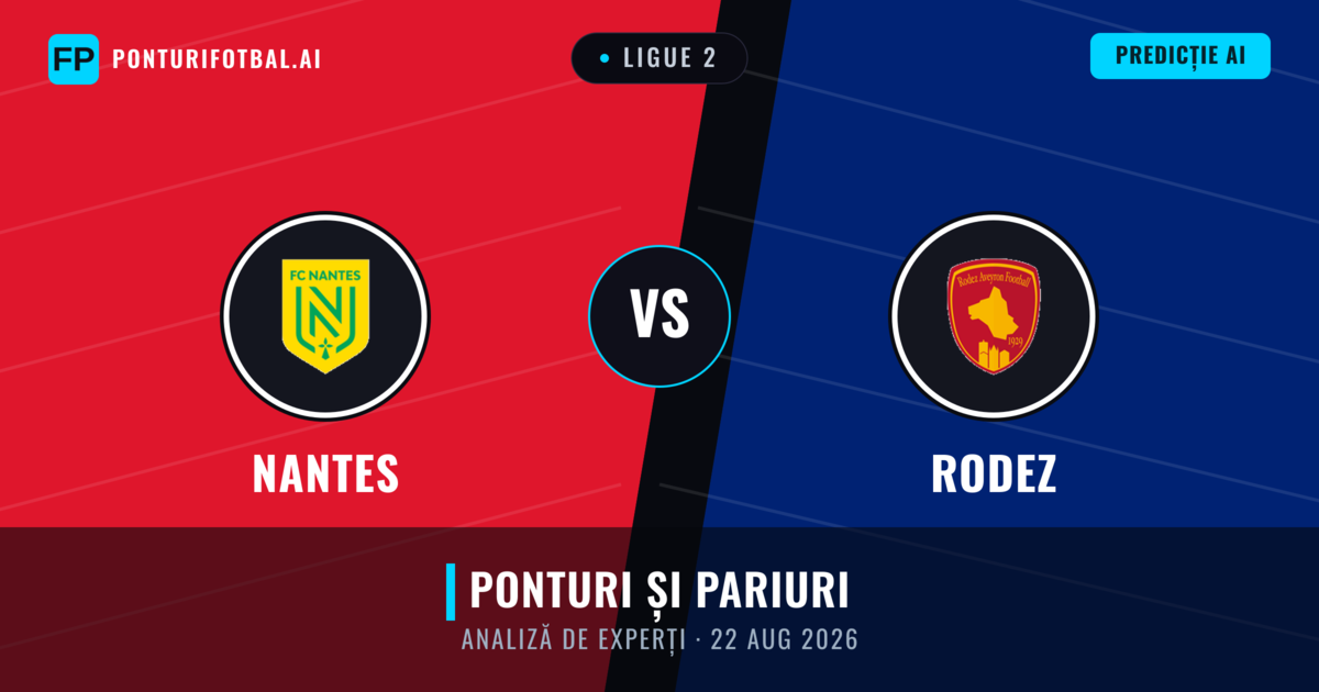 Nantes vs Rodez — pronostic și avancronică meci