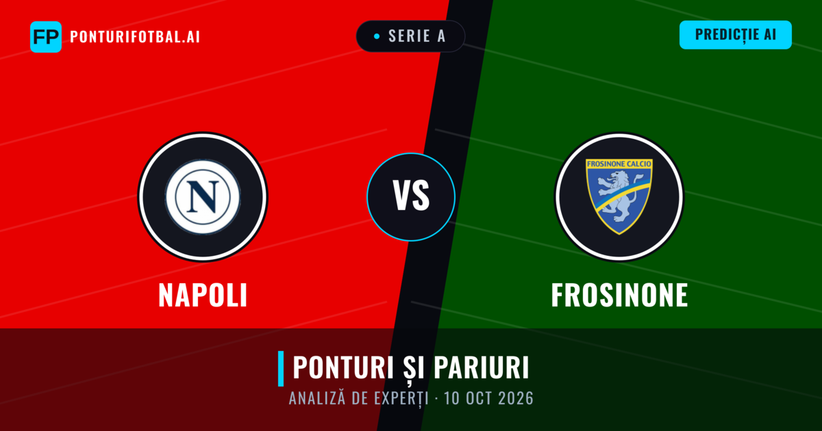 Napoli vs Frosinone — pronostic și avancronică meci