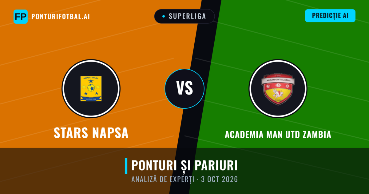 Stars NAPSA vs Academia Man Utd Zambia — pronostic și avancronică meci
