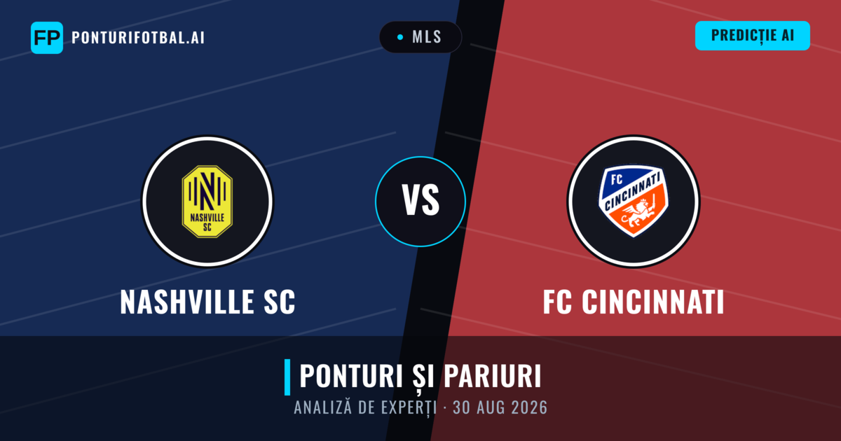 Nashville SC vs FC Cincinnati — pronostic și avancronică meci