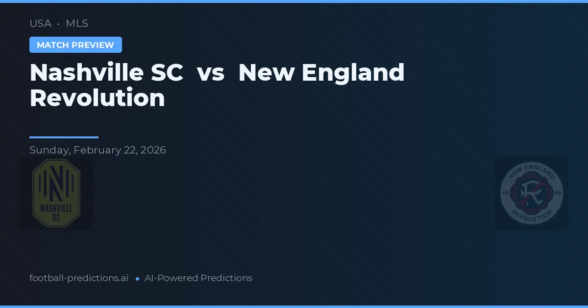 Nashville SC vs New England Revolution — pronostic și avancronică meci