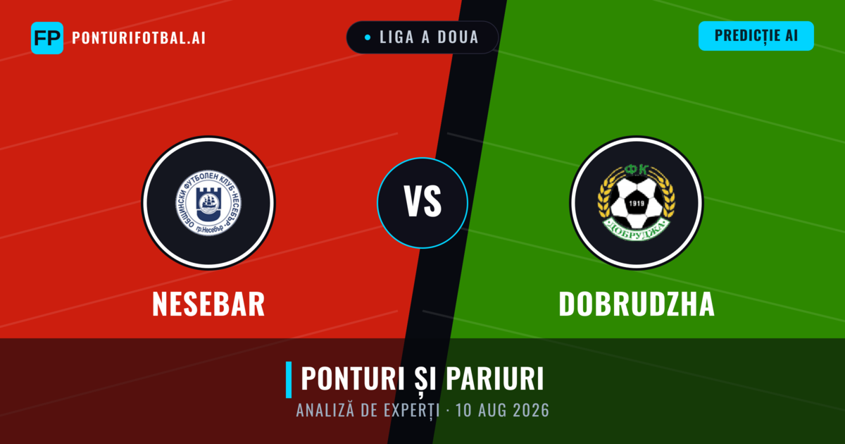Nesebar vs Dobrudzha — pronostic și avancronică meci
