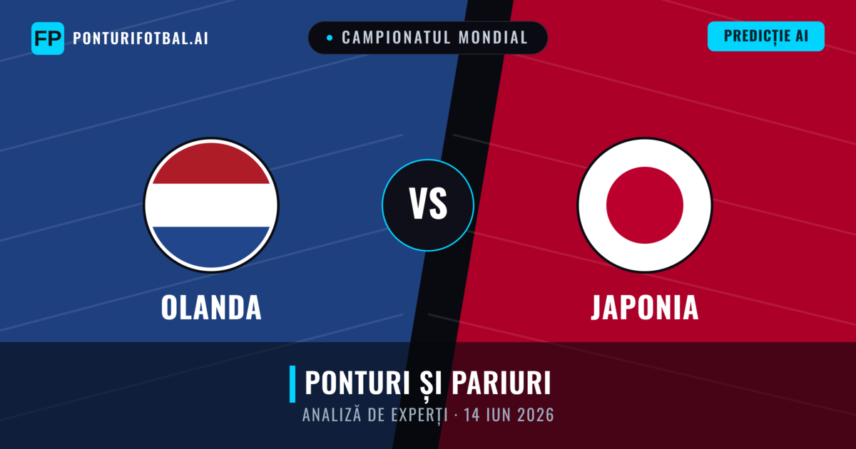 Olanda vs Japonia — pronostic și avancronică meci