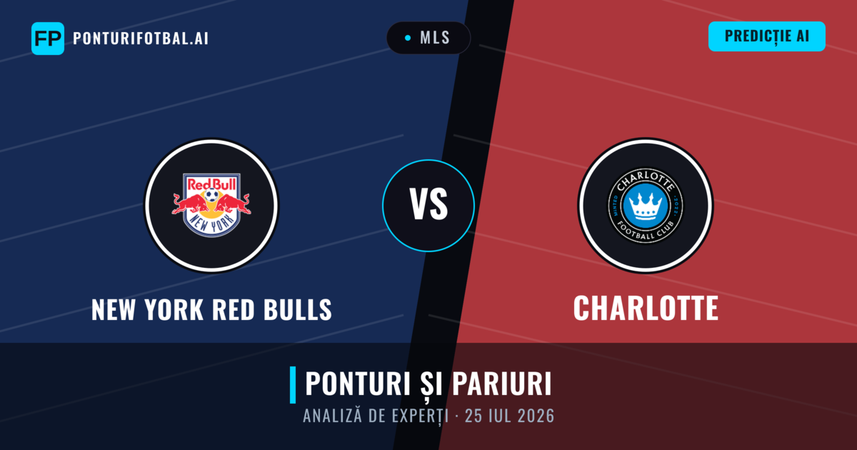 New York Red Bulls vs Charlotte — pronostic și avancronică meci