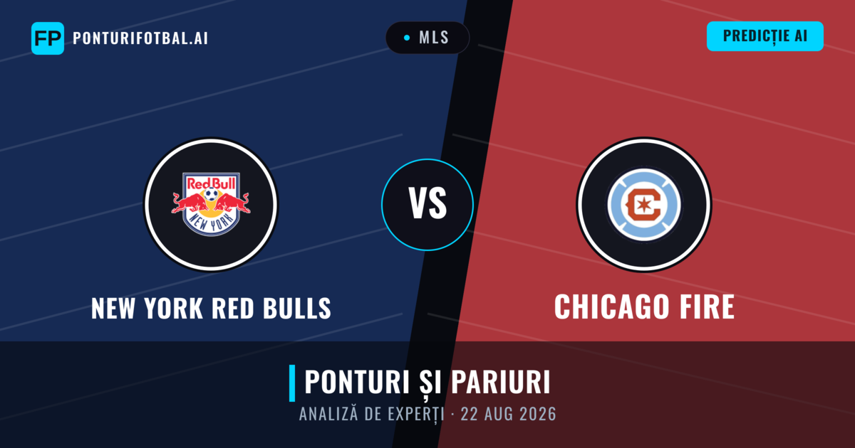 New York Red Bulls vs Chicago Fire — pronostic și avancronică meci