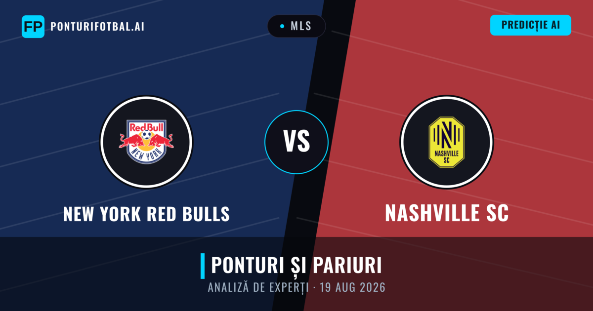 New York Red Bulls vs Nashville SC — pronostic și avancronică meci