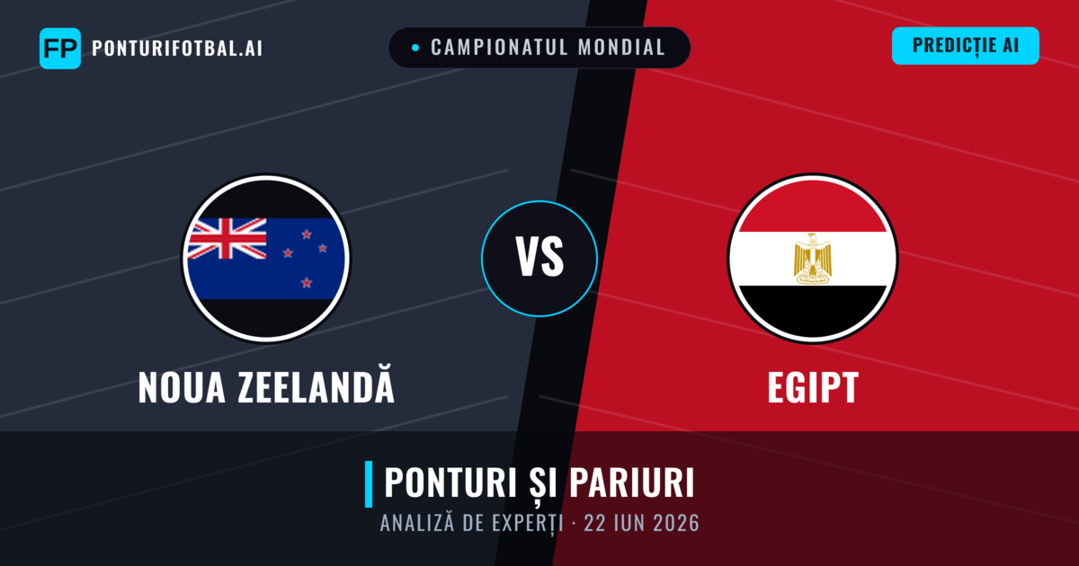 Noua Zeelandă vs Egipt — pronostic și avancronică meci