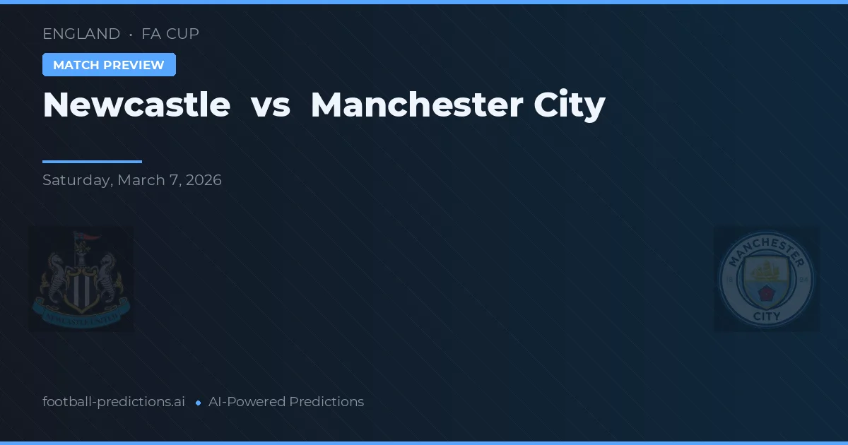 Newcastle vs Manchester City — pronostic și avancronică meci