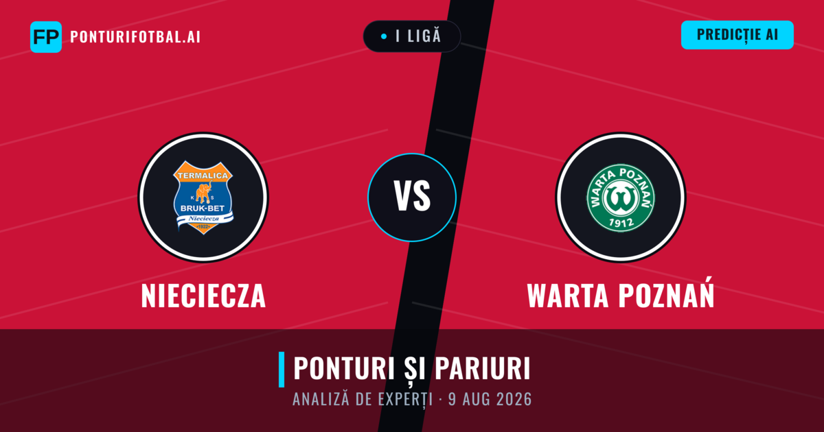 Nieciecza vs Warta Poznań — pronostic și avancronică meci