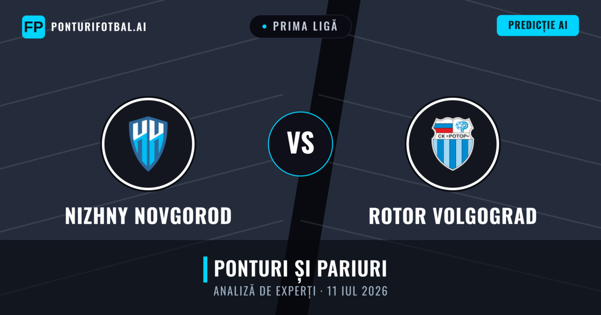 Nizhny Novgorod vs Rotor Volgograd — pronostic și avancronică meci