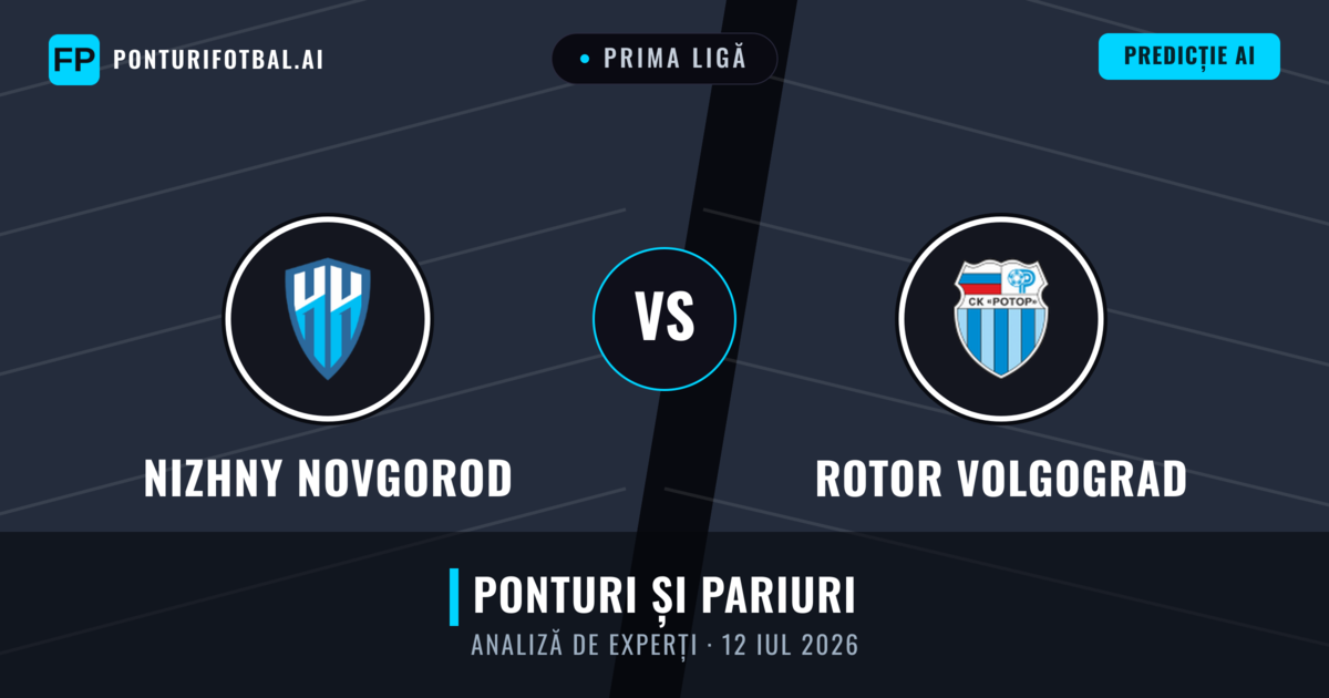 Nizhny Novgorod vs Rotor Volgograd — pronostic și avancronică meci