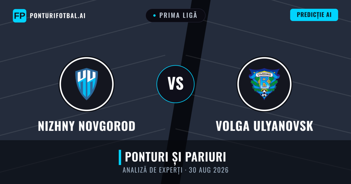 Nizhny Novgorod vs Volga Ulyanovsk — pronostic și avancronică meci