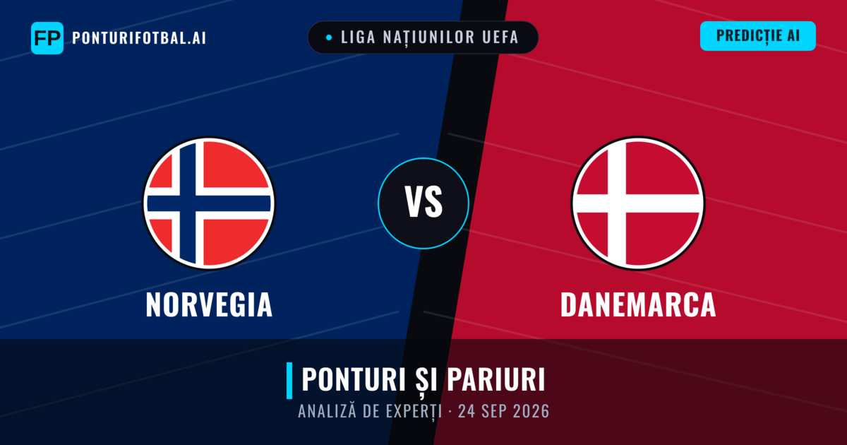 Norvegia vs Danemarca — pronostic și avancronică meci