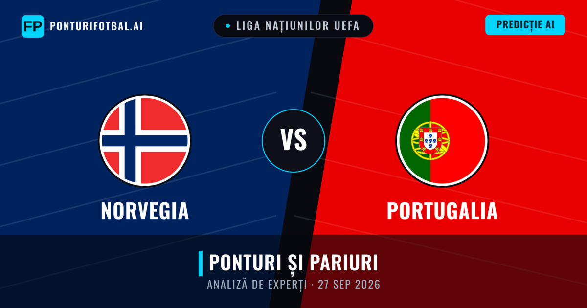 Norvegia vs Portugalia — pronostic și avancronică meci