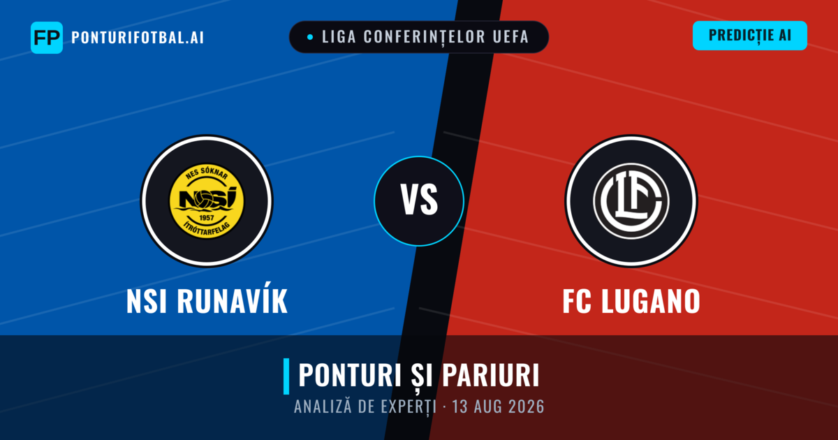 NSI Runavík vs FC Lugano — pronostic și avancronică meci