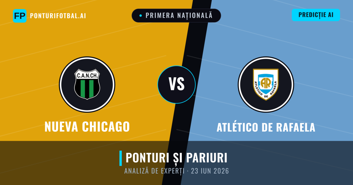 Nueva Chicago vs Atlético de Rafaela — pronostic și avancronică meci