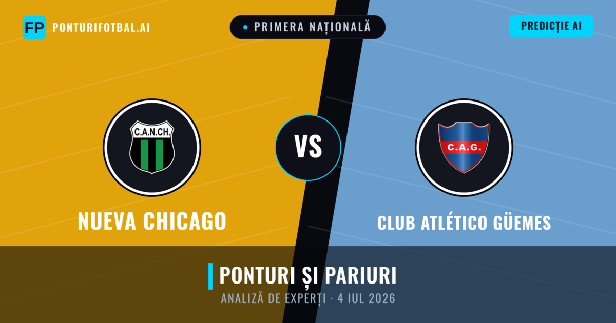 Nueva Chicago vs Club Atlético Güemes — pronostic și avancronică meci