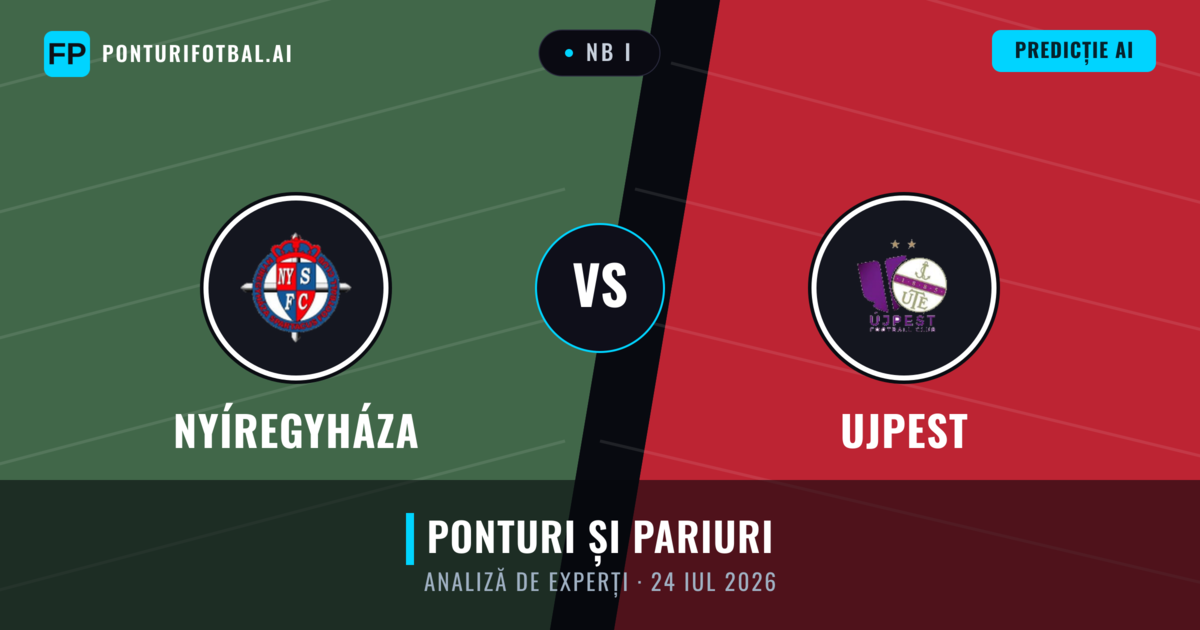 Nyíregyháza vs Ujpest — pronostic și avancronică meci