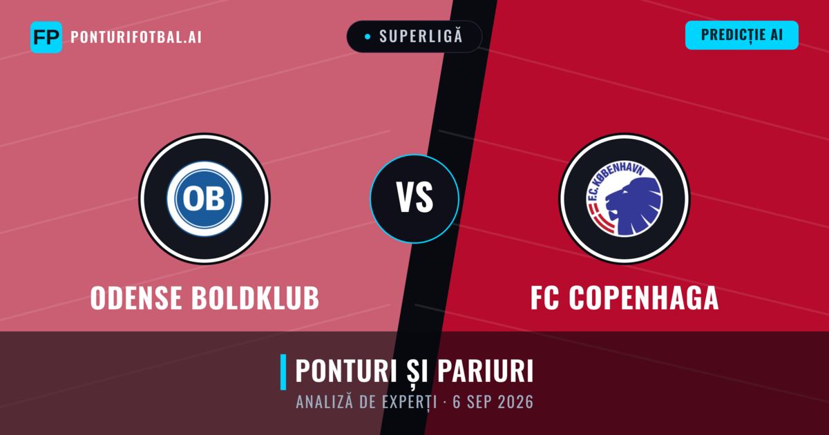 Odense Boldklub vs FC Copenhaga — pronostic și avancronică meci