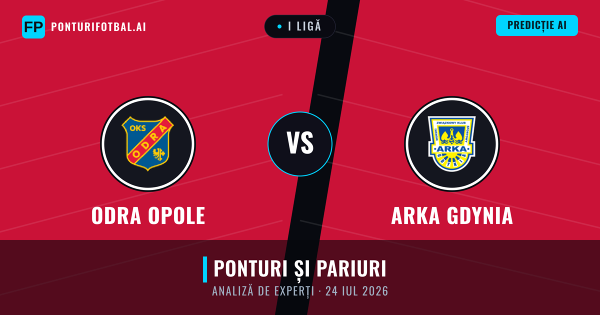 Odra Opole vs Arka Gdynia — pronostic și avancronică meci