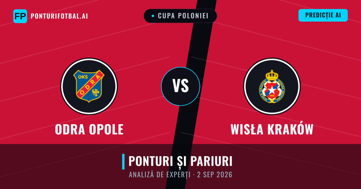 Odra Opole vs Wisła Kraków — pronostic și avancronică meci