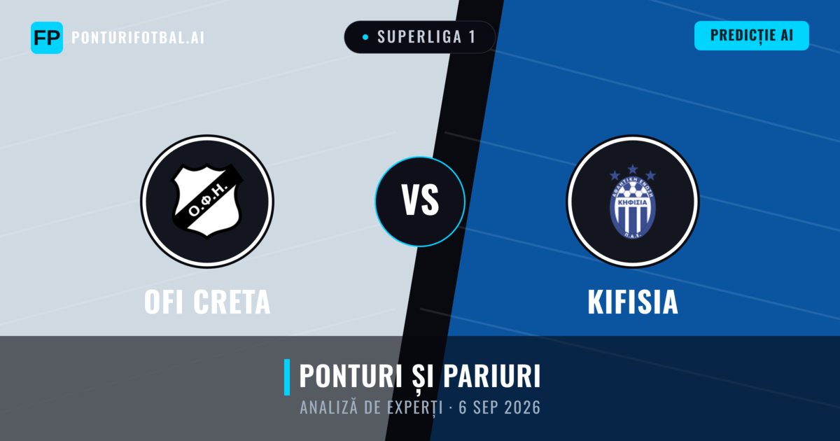OFI Creta vs Kifisia — pronostic și avancronică meci