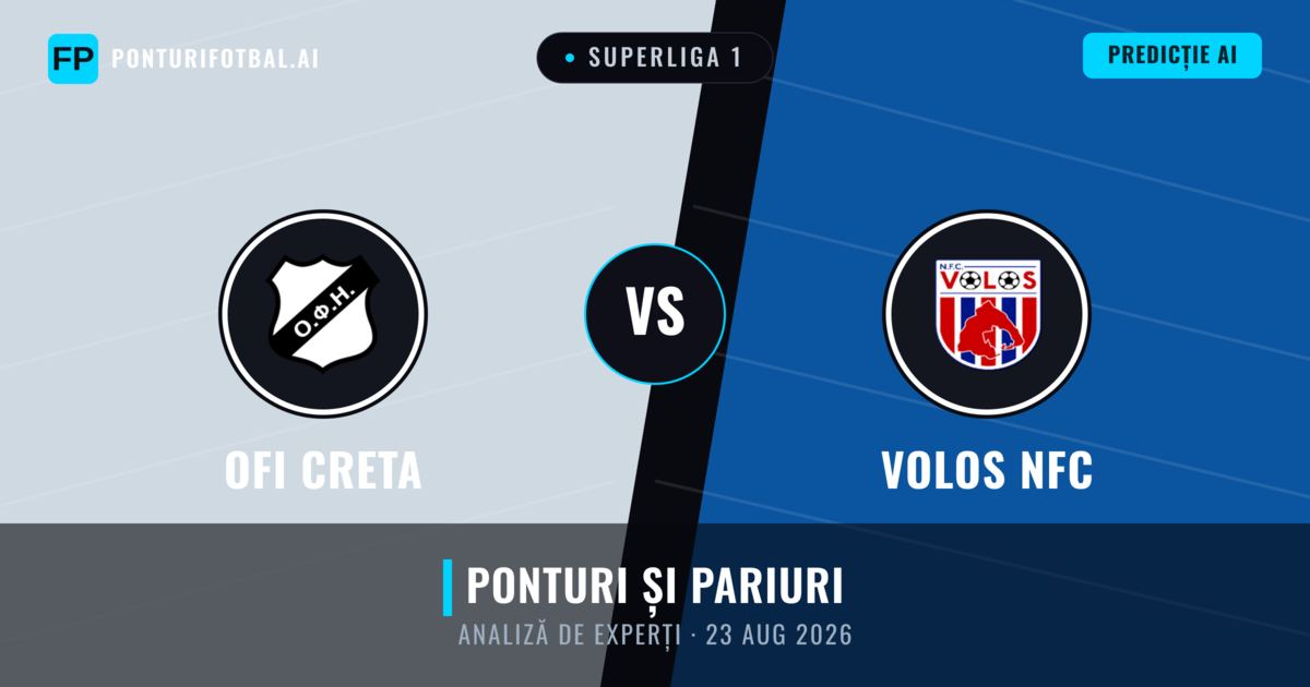 OFI Creta vs Volos NFC — pronostic și avancronică meci