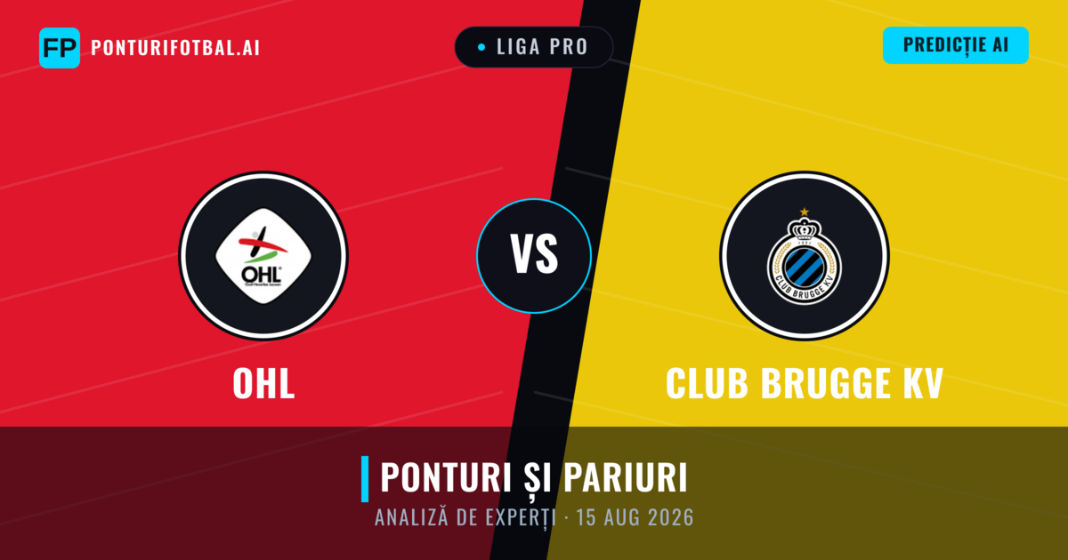 OHL vs Club Brugge KV — pronostic și avancronică meci