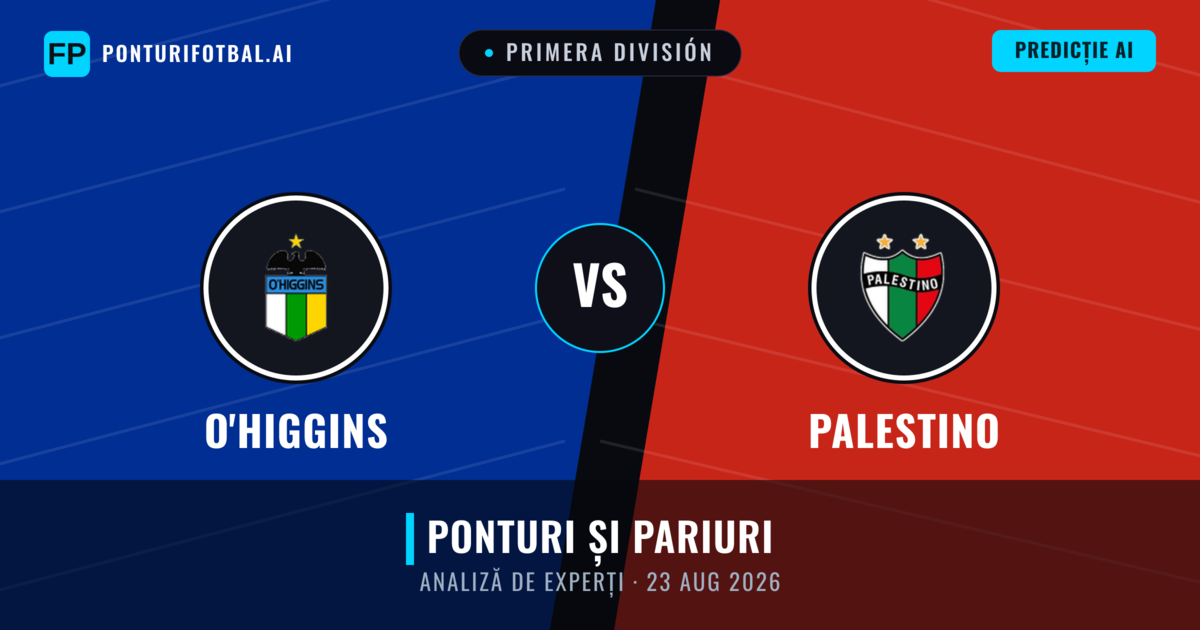 O'Higgins vs Palestino — pronostic și avancronică meci