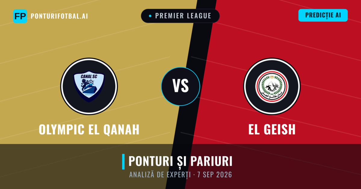 Olympic El Qanah vs El Geish — pronostic și avancronică meci
