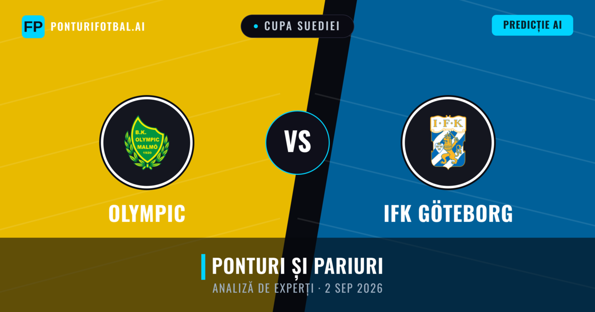 Olympic vs IFK Göteborg — pronostic și avancronică meci