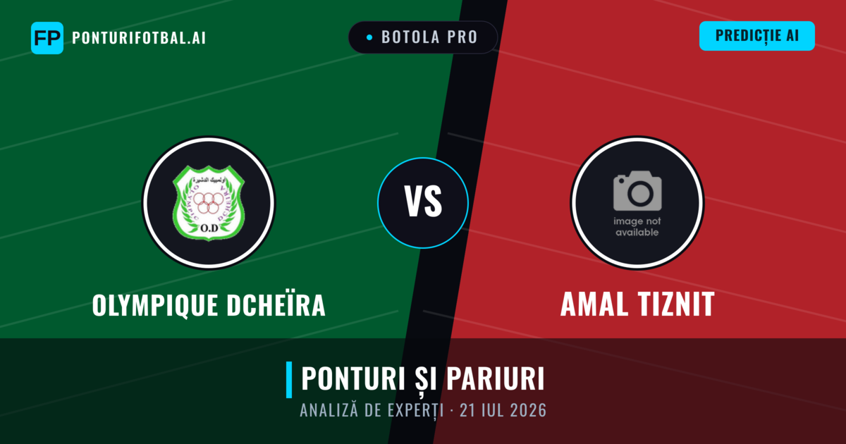 Olympique Dcheïra vs Amal Tiznit — pronostic și avancronică meci