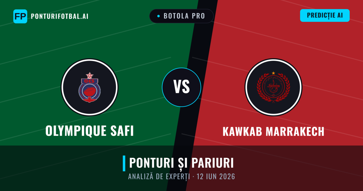 Olympique Safi vs Kawkab Marrakech — pronostic și avancronică meci