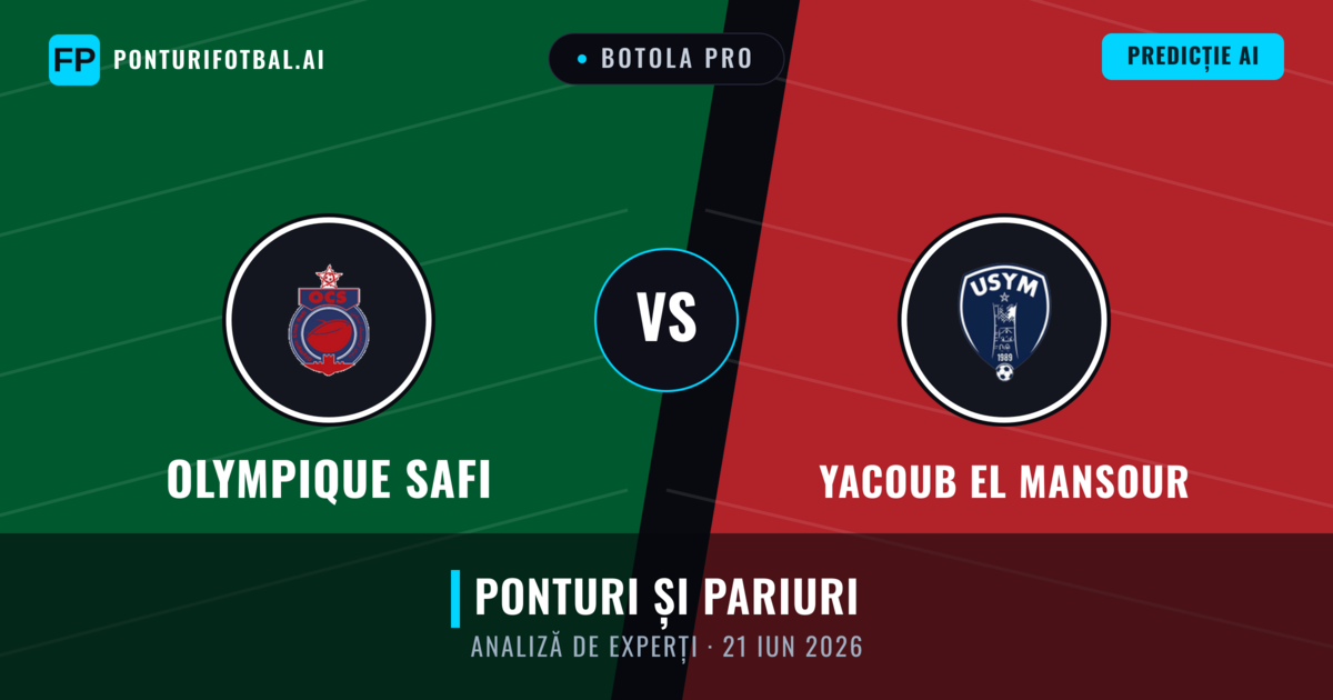 Olympique Safi vs Yacoub El Mansour — pronostic și avancronică meci