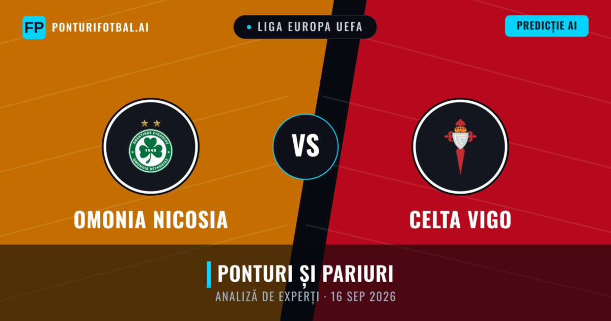 Omonia Nicosia vs Celta Vigo — pronostic și avancronică meci