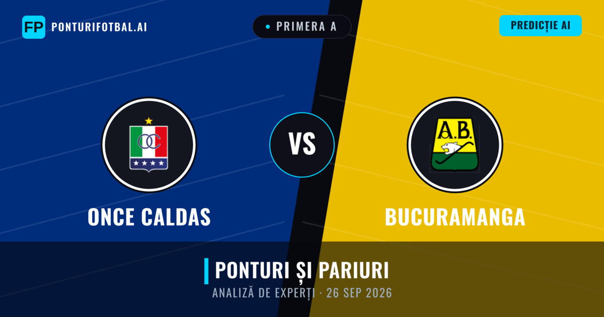 Once Caldas vs Bucuramanga — pronostic și avancronică meci