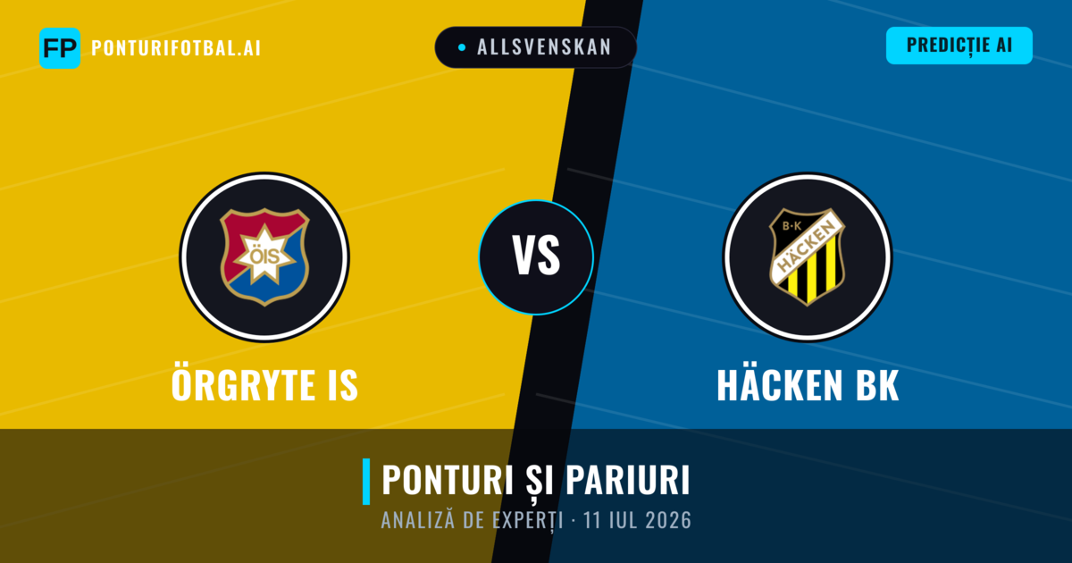 Örgryte IS vs Häcken BK — pronostic și avancronică meci